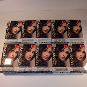 10 Pkg ColorEazy Hair Color Kit - Medium Brown